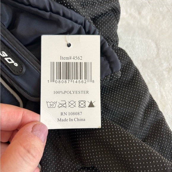 Silver Age Men's Gloves Mittens Warm Sport Black Fleece OS - Picture 3 of 6